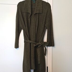 Ralph Lauren belted sweater